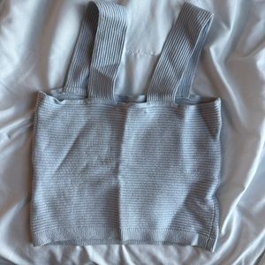 hollister baby blue top